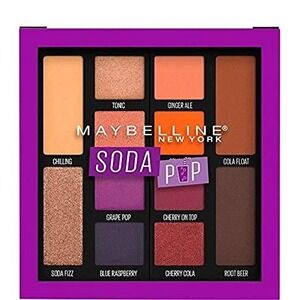 Mabelline Soda Pop Eyeshadow Pallete Sunset Orange Shimmer‎ Purple Matte Brights